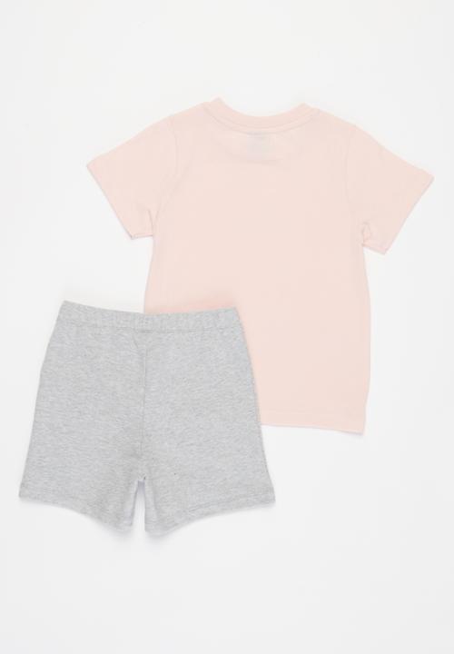 PUMA - Minicats tee & shorts set b - lotus