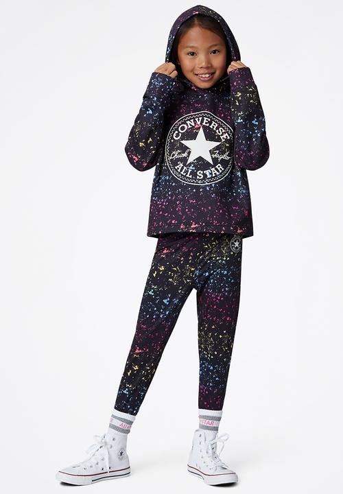 Converse - Cnvg aop cropped hoodie - multi