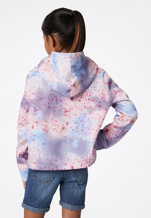 Converse - Cnvg aop cropped hoodie - multi