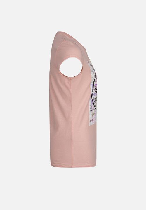 Converse - Cnvg photoreal ctp drip tee - storm pink