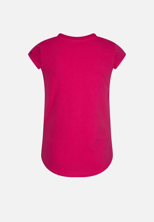 Converse - Cnvg digi leopard sneaker fill tee - pink
