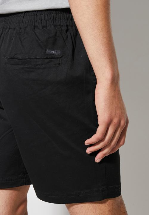 Superbalist - Deco elasticated short - black