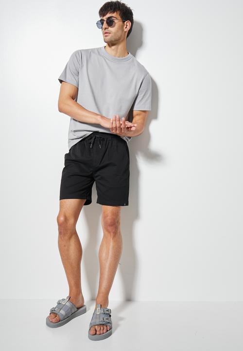 Superbalist - Deco elasticated short - black