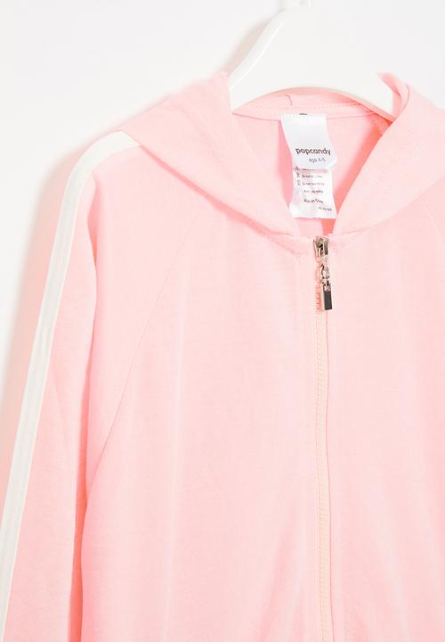 Pop Candy - Girls side stripe jacket - pink