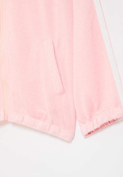 Pop Candy - Girls side stripe jacket - pink