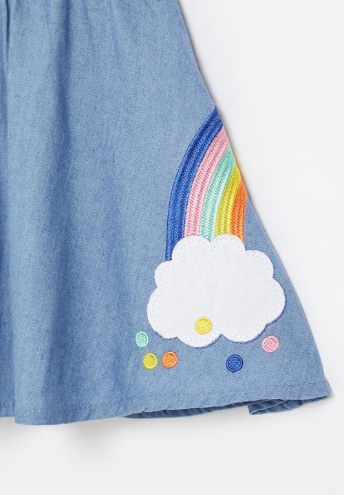 Pop Candy - Girls unicorn skirt - blue