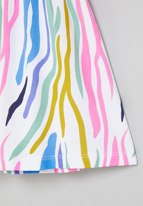 Pop Candy - Girls zebra dress - multi