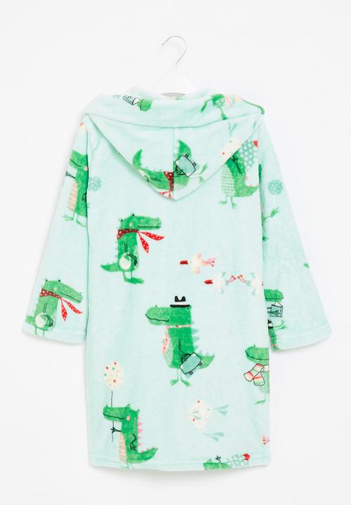Pop Candy - Boys hooded gown - green