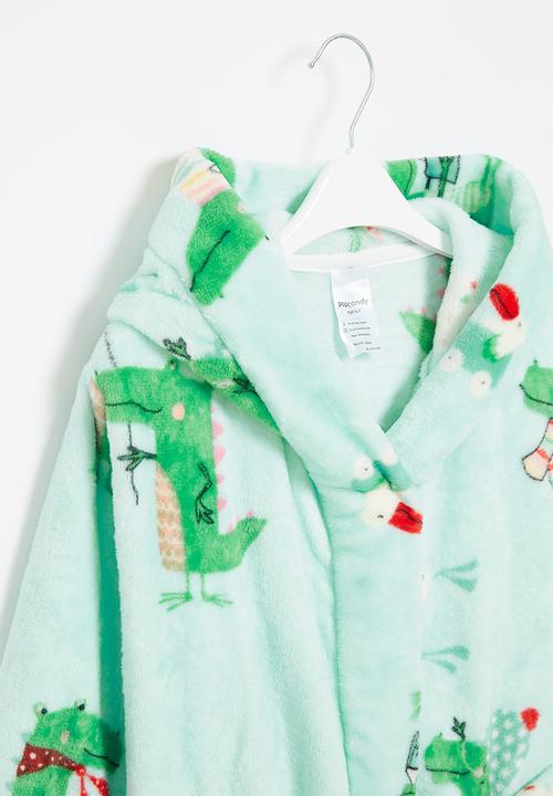 Pop Candy - Boys hooded gown - green