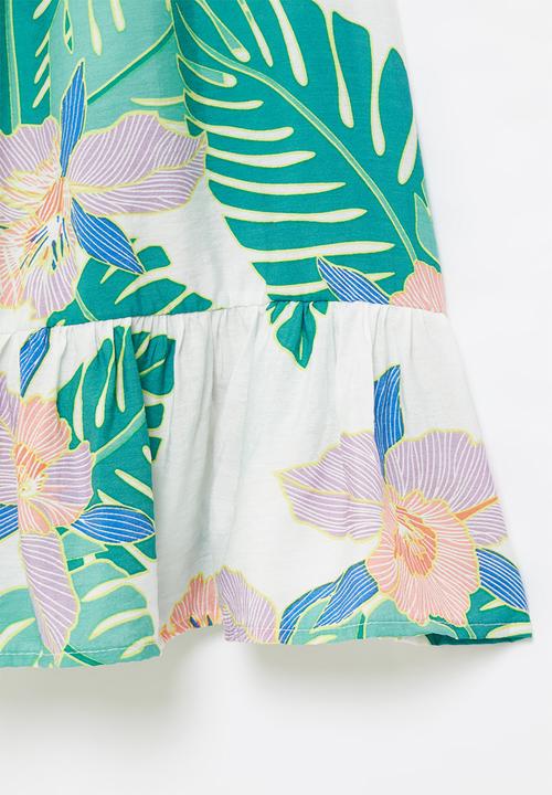 Pop Candy - Girls tropical dress - multi