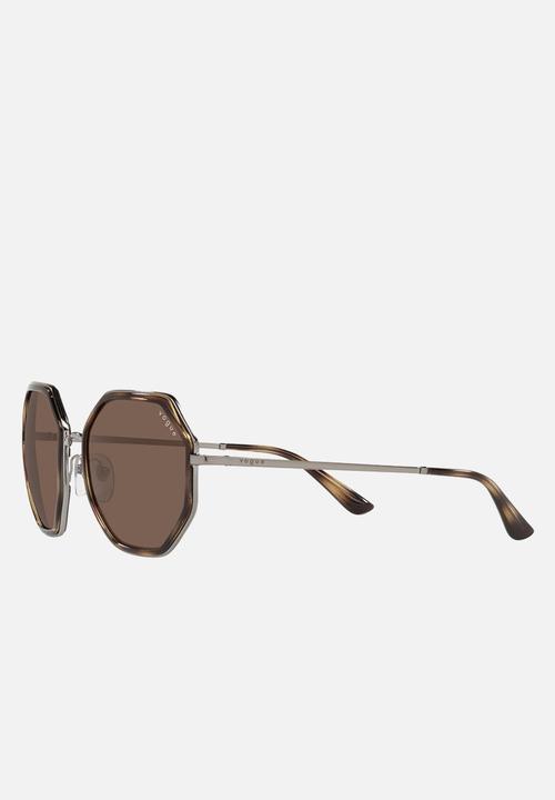 Vogue Eyewear - Irregular sunglasses - havana