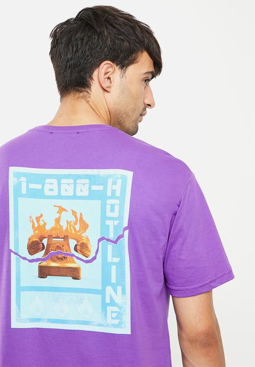 Trendyol - Centre chest print tee - purple