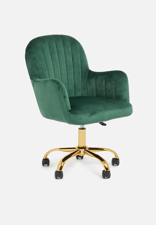 Sixth Floor - Flute office chair - green