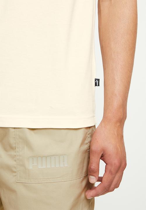 PUMA - Ess+ 2 col logo tee m - ivory glow