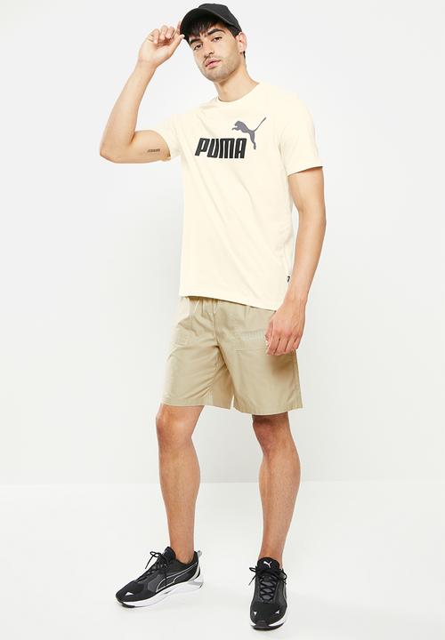 PUMA - Ess+ 2 col logo tee m - ivory glow