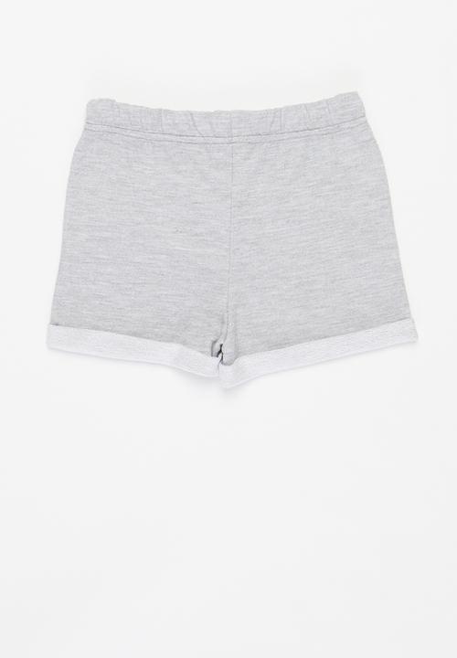Pop Candy - Baby boys 3 pack fleece shorts - multi 