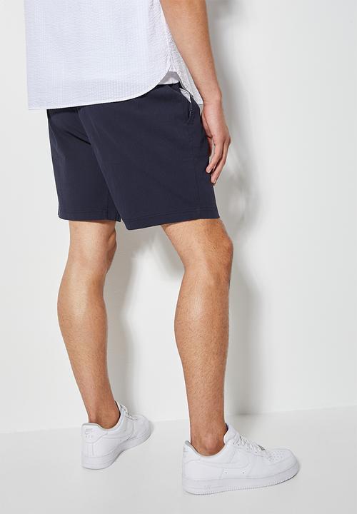 Superbalist - Deco seersucker elasticated short - indigo