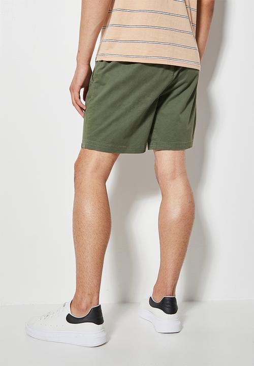 Superbalist - Deco elasticated short - khaki green