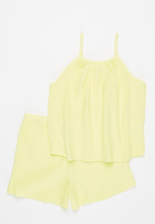Superbalist Kids - Cami & short set - yellow