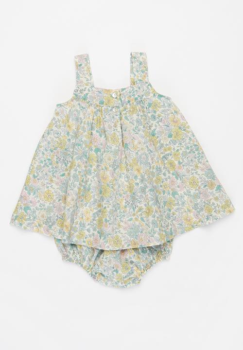 Superbalist Kids - Woven strap dress bloomer set - multi