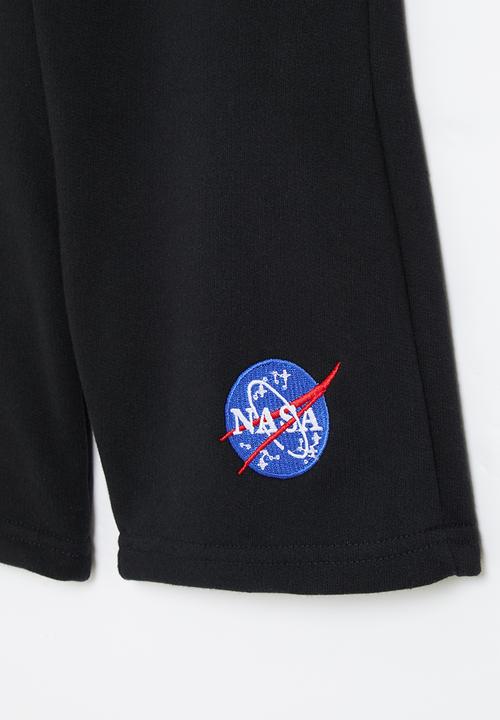 Superbalist - Nasa fleece short - black