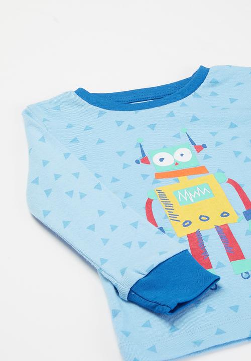 MINOTI - Robot pyjama set - blue