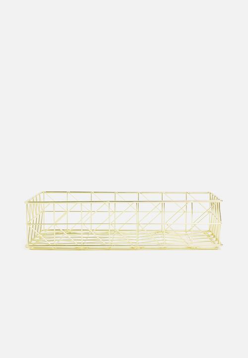 Fine Living - Contour wire file organizer - gold
