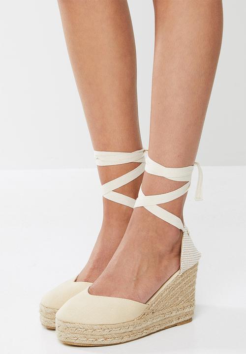 Superbalist - Shelly espadrille wedge - stone