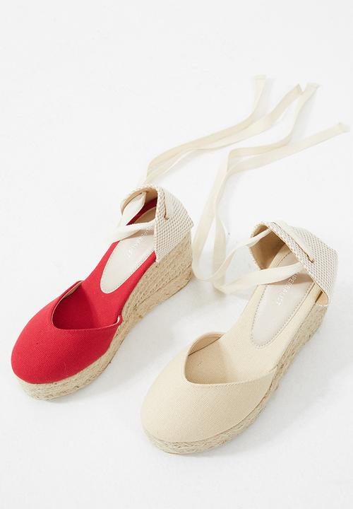 Superbalist - Shelly espadrille wedge - stone