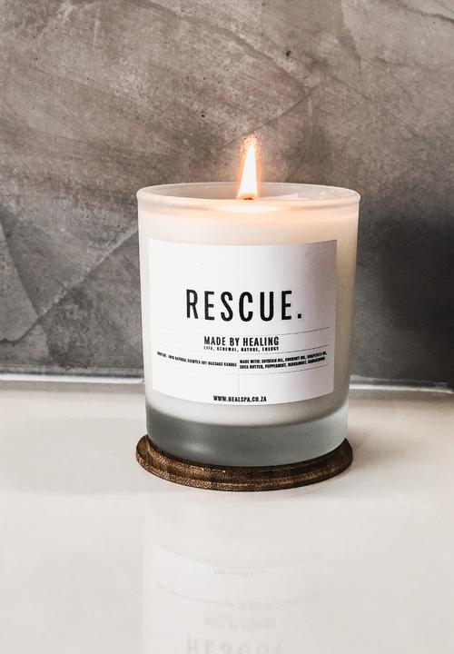 HEALING - Rescue 100% Natural Soy Massage Candle