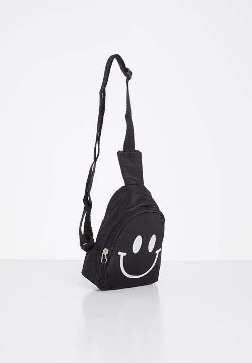 Rebel Republic - Smiley bag - black