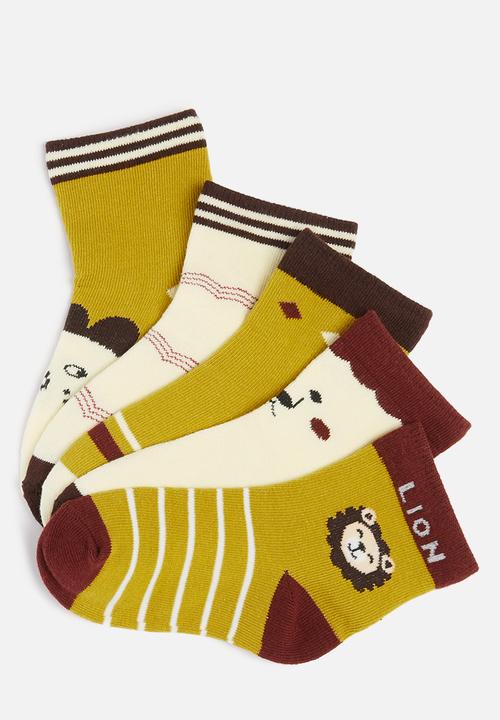 Pop Candy - Boys 5 pack socks - multi