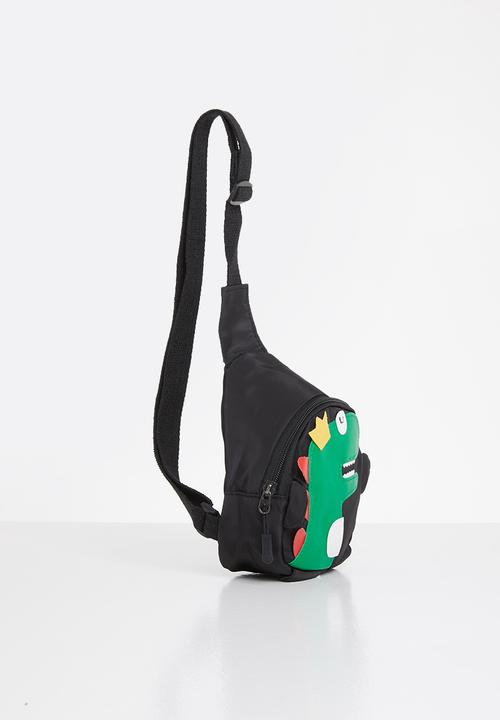 Pop Candy - Dino moon bag - black
