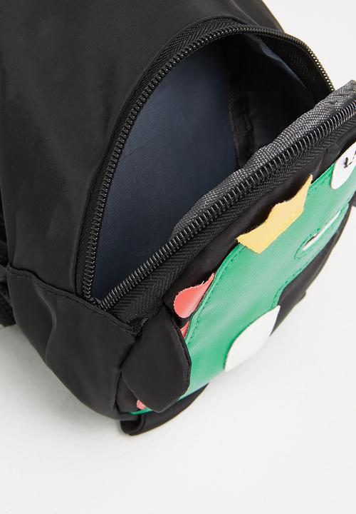 Pop Candy - Dino moon bag - black