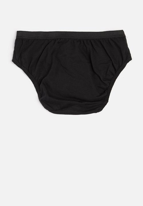 Superbalist - Boys 3 pack briefs - black