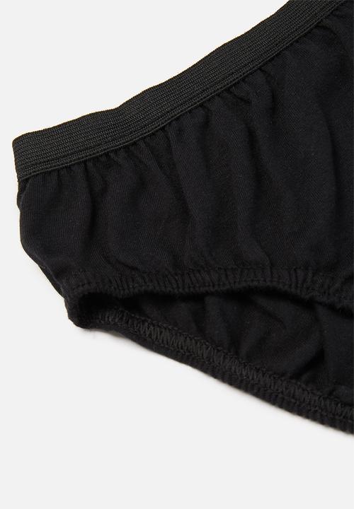 Superbalist - Boys 3 pack briefs - black