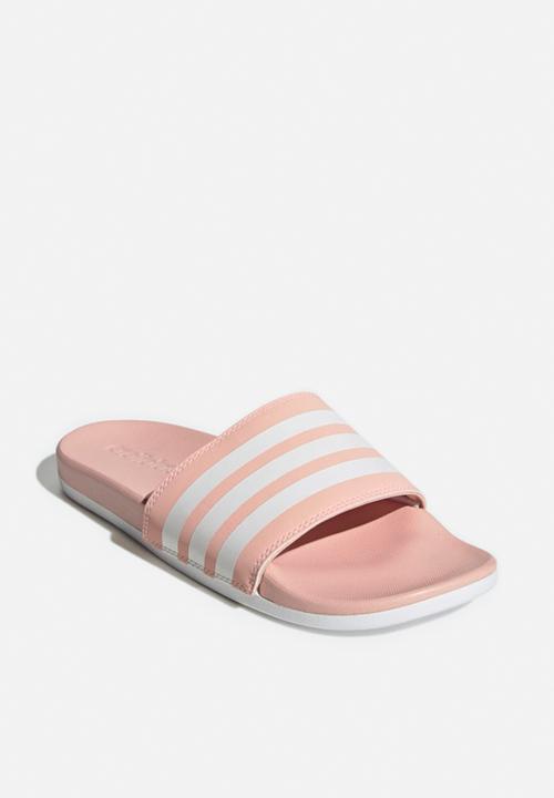 adidas Originals - Adilette comfort - vapour pink/ftwr white/ftwr white