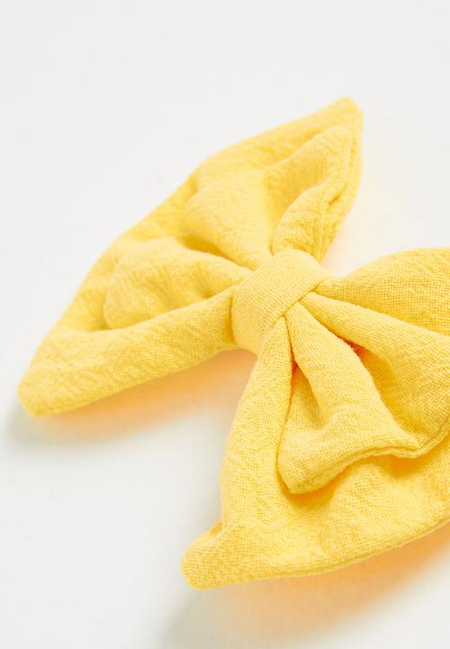 Pop Candy - 2 Pack bows - pink & yellow