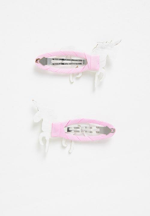 Pop Candy - Unicorn hair clips - multi