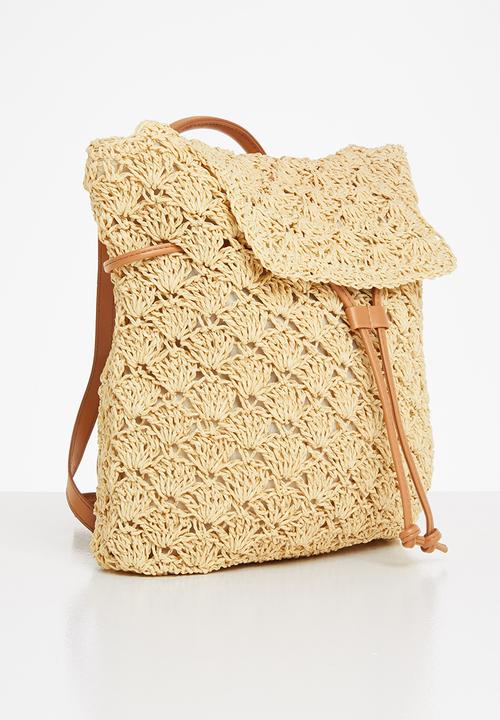Rebel Republic - Crochet bag - brown