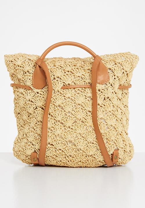 Rebel Republic - Crochet bag - brown