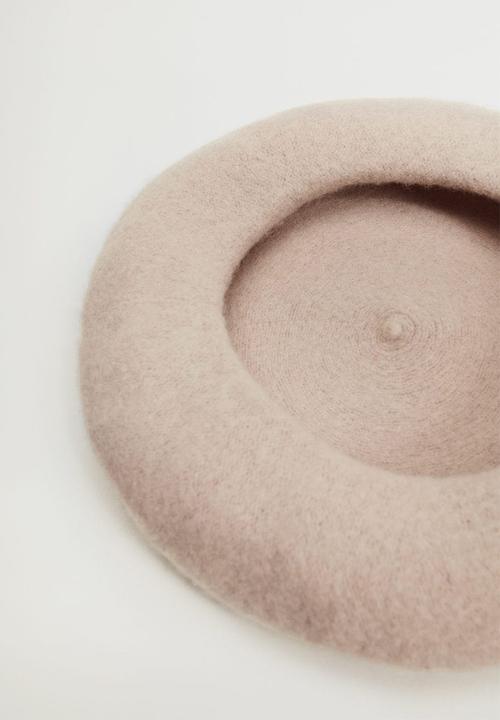 MANGO - Wool beret - beige 