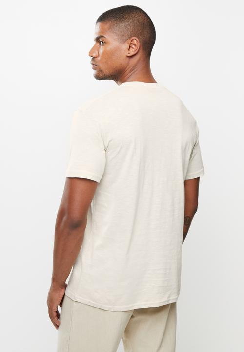 Holmes Bro's - Fairlane surf ss tee - bone slub