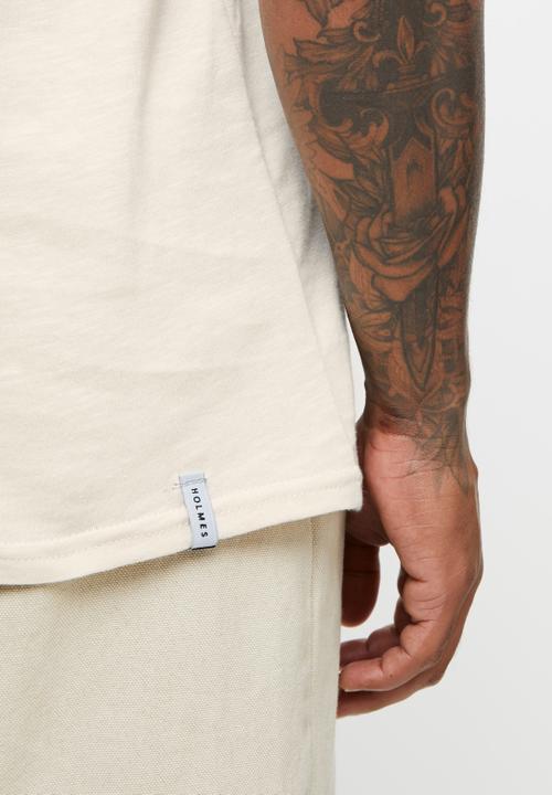 Holmes Bro's - Fairlane surf ss tee - bone slub