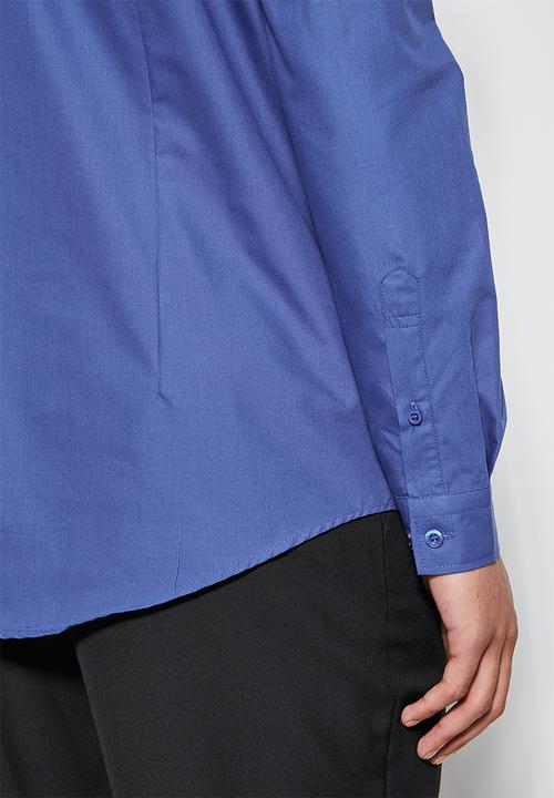 Superbalist - Easy care slim fit shirt - royal blue