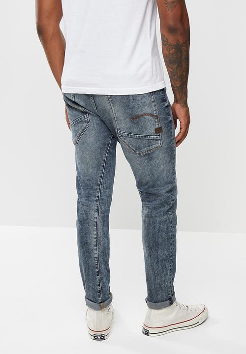 G-STAR - Type c 3d skinny vosir stretch denim - light blue