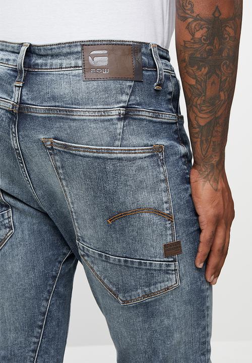 G-STAR - Type c 3d skinny vosir stretch denim - light blue