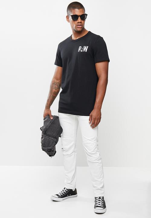 G-STAR - 5620 3d slim inza white stretch denim - 3d raw denim