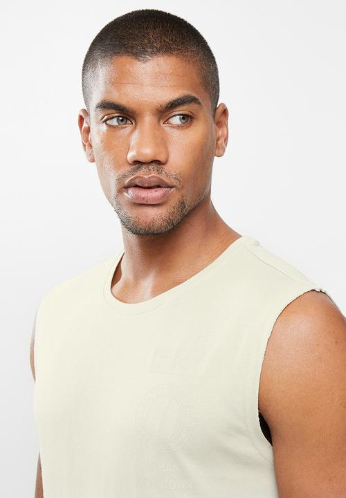 urban° - Urban printed vest - bone