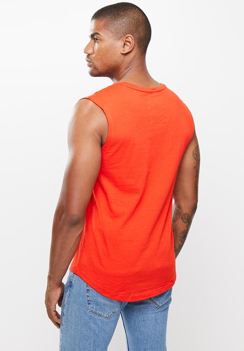 urban° - Urban printed vest - tangerine